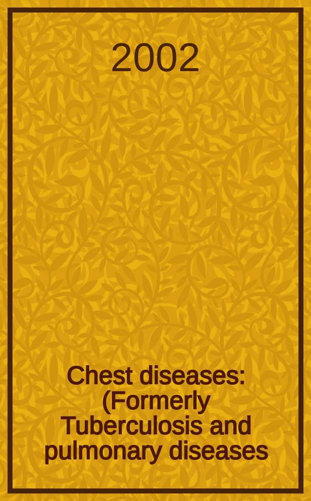 Chest diseases : (Formerly Tuberculosis and pulmonary diseases) Section XV [of] Excerpta medica. Vol.81, №4