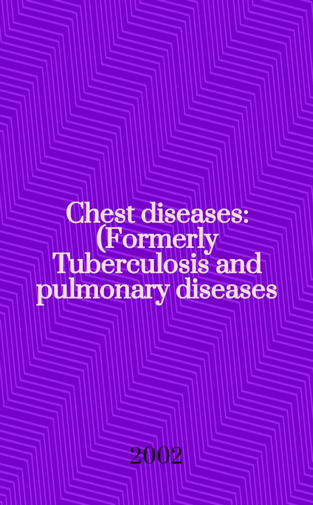 Chest diseases : (Formerly Tuberculosis and pulmonary diseases) Section XV [of] Excerpta medica. Vol.82, №8