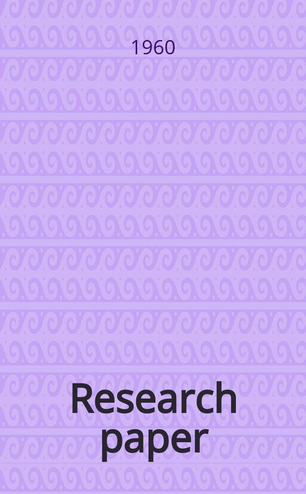 Research paper