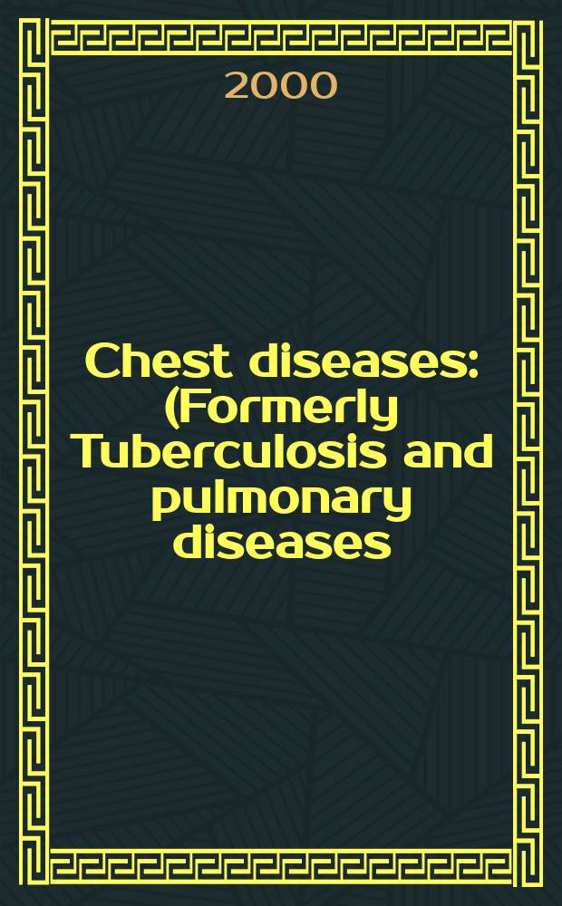 Chest diseases : (Formerly Tuberculosis and pulmonary diseases) Section XV [of] Excerpta medica. Vol.78, №7