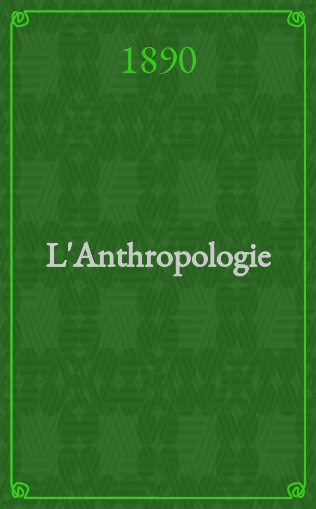 L'Anthropologie