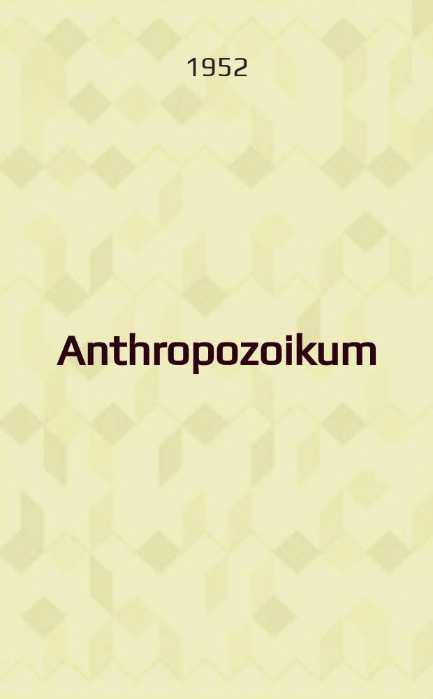 Anthropozoikum