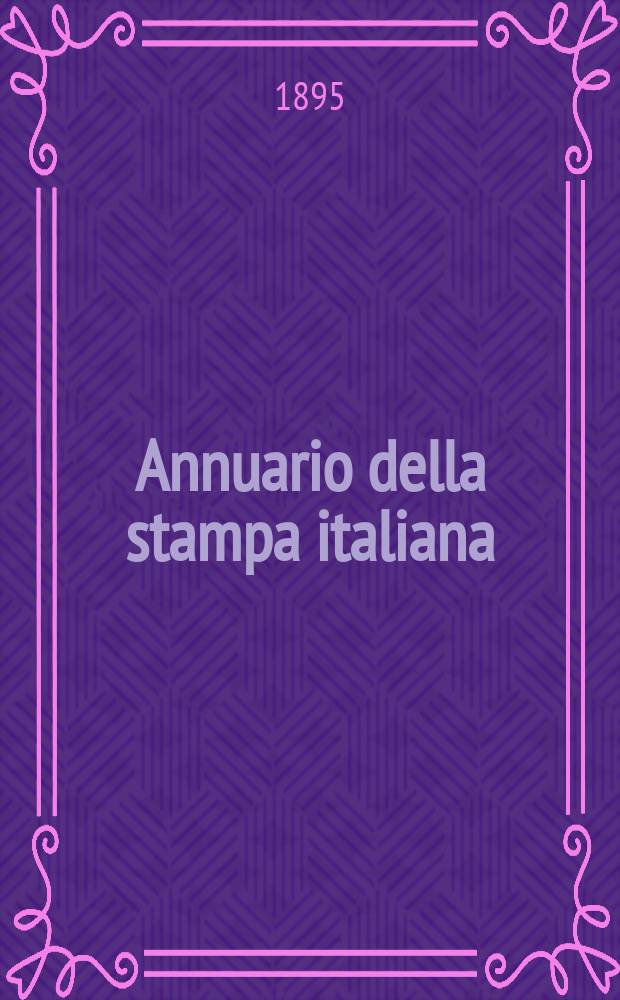 Annuario della stampa italiana