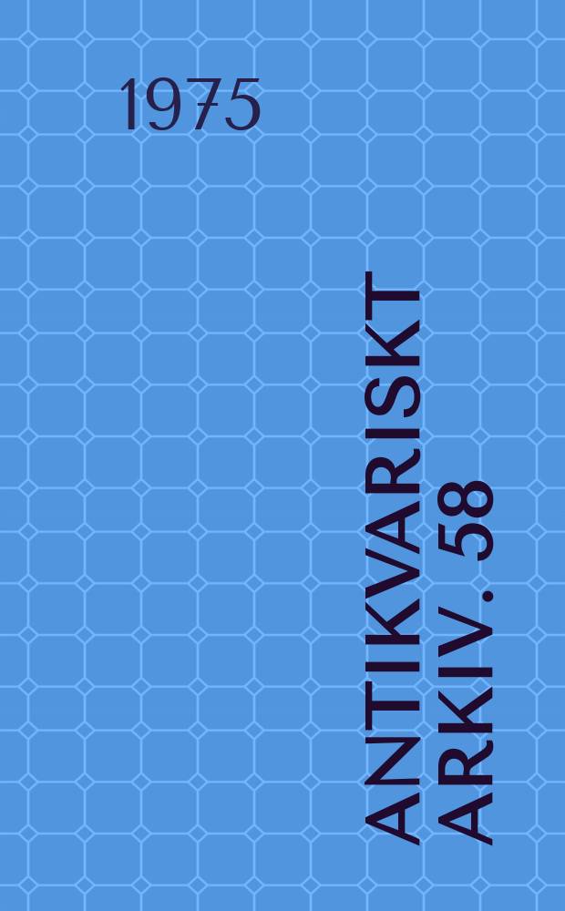 Antikvariskt arkiv. 58 : Sorteringsschema för kärn- och skivyxor av flinta