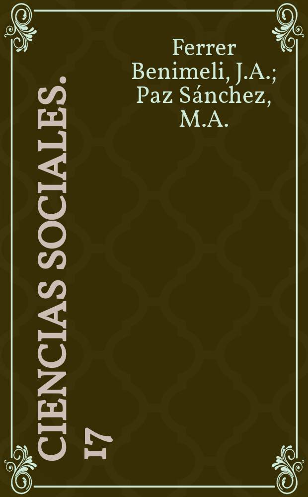 Ciencias sociales. 17 : Masonería y pacifismo ...