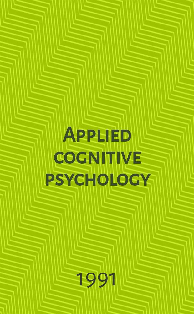 Applied cognitive psychology