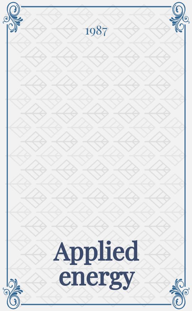 Applied energy