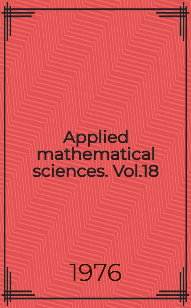 Applied mathematical sciences. Vol.18 : Pattern synthesis