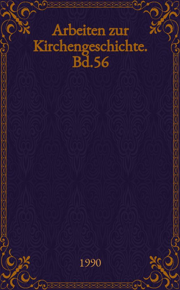 Arbeiten zur Kirchengeschichte. Bd.56 : Das Concilium Quinisextum ...