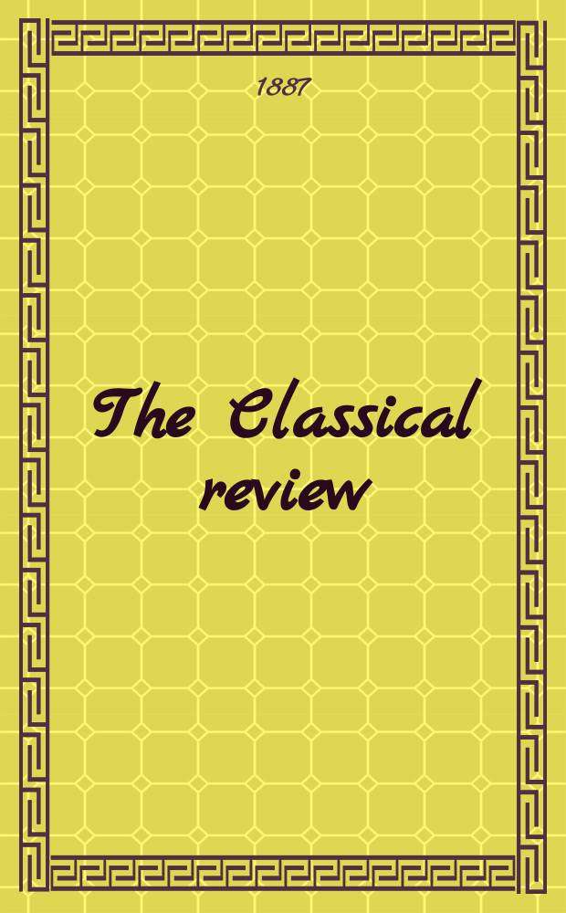 The Classical review