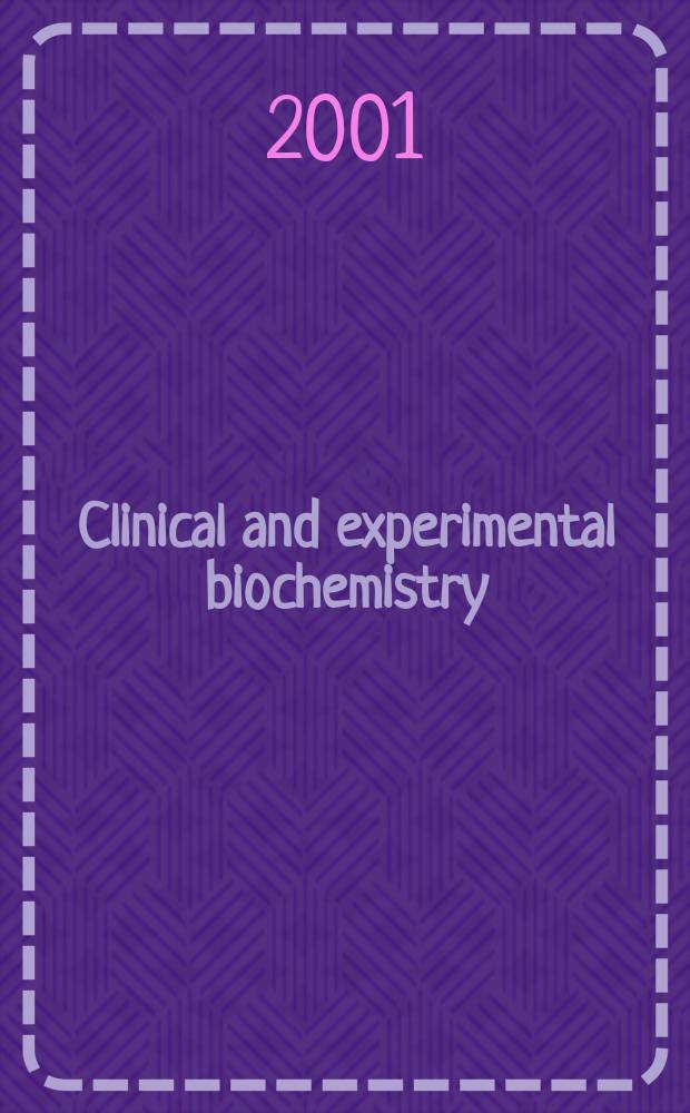 Clinical and experimental biochemistry : Current awareness from Excerpta med. Excerpta med. Sect.29. Vol.130, №6