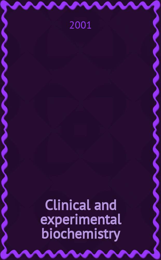 Clinical and experimental biochemistry : Current awareness from Excerpta med. Excerpta med. Sect.29. Vol.130, №9