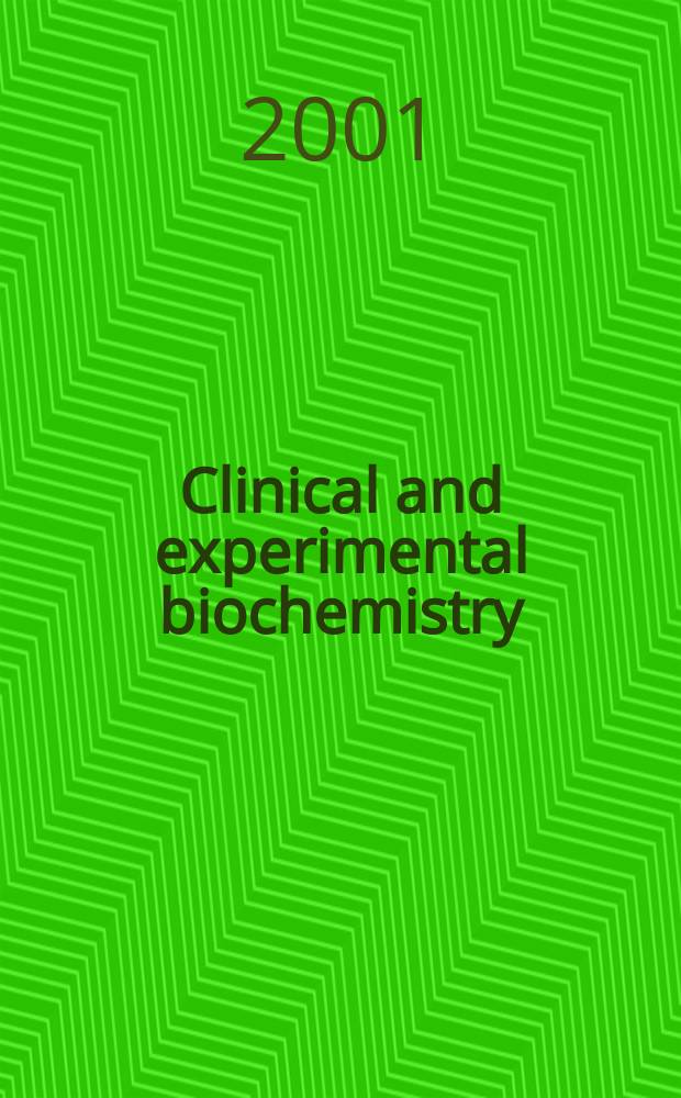 Clinical and experimental biochemistry : Current awareness from Excerpta med. Excerpta med. Sect.29. Vol.131, №2