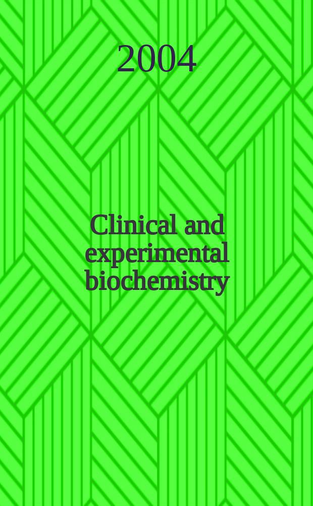 Clinical and experimental biochemistry : Current awareness from Excerpta med. Excerpta med. Sect.29. Vol.143, №6