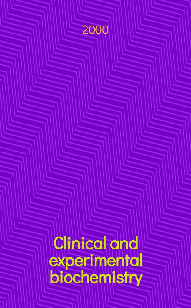 Clinical and experimental biochemistry : Current awareness from Excerpta med. Excerpta med. Sect.29. Vol.128, №4