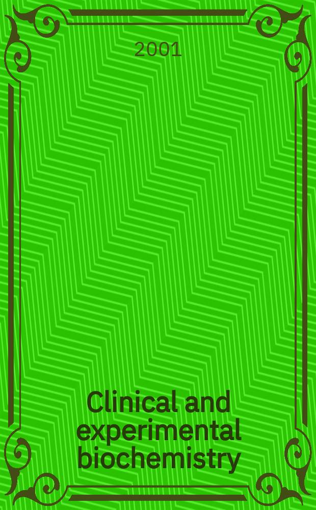 Clinical and experimental biochemistry : Current awareness from Excerpta med. Excerpta med. Sect.29. Vol.131, №7