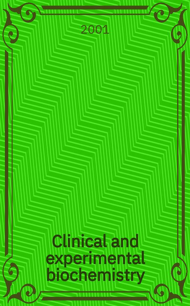 Clinical and experimental biochemistry : Current awareness from Excerpta med. Excerpta med. Sect.29. Vol.131, №7