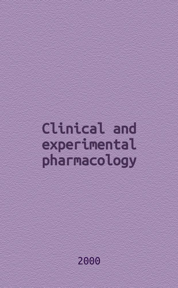 Clinical and experimental pharmacology : Current awareness from Excerpta med. Excerpta med. Sect. 30. Vol.110, №2