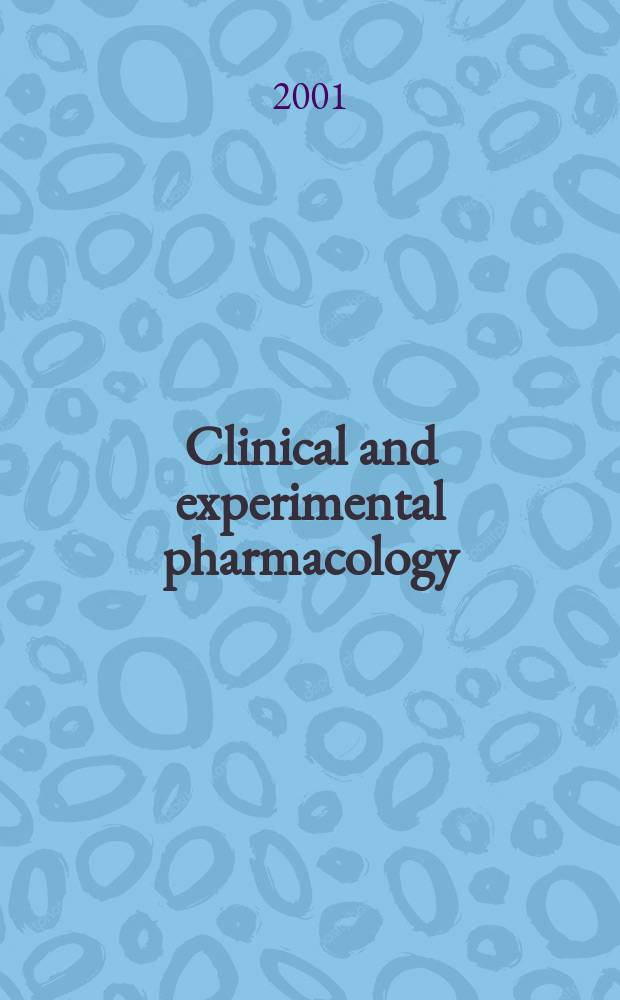 Clinical and experimental pharmacology : Current awareness from Excerpta med. Excerpta med. Sect. 30. Vol.117, №1