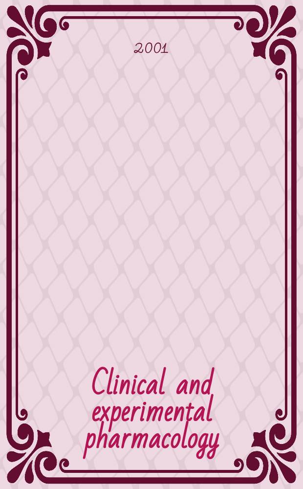 Clinical and experimental pharmacology : Current awareness from Excerpta med. Excerpta med. Sect. 30. Vol.117, №6