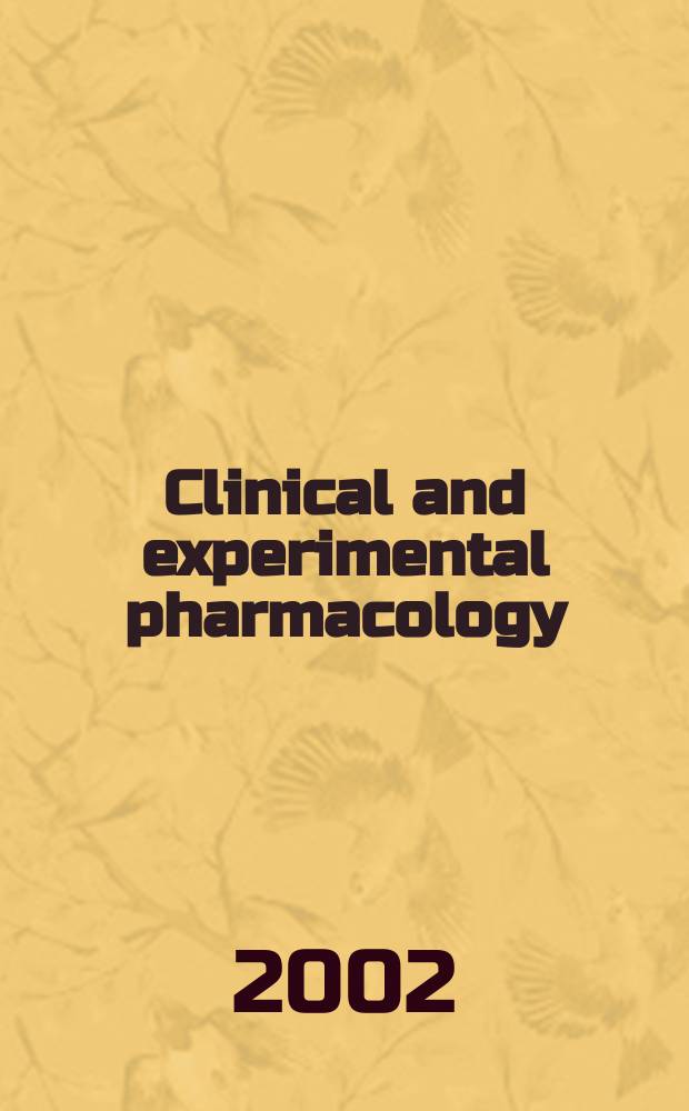 Clinical and experimental pharmacology : Current awareness from Excerpta med. Excerpta med. Sect. 30. Vol.119, №2