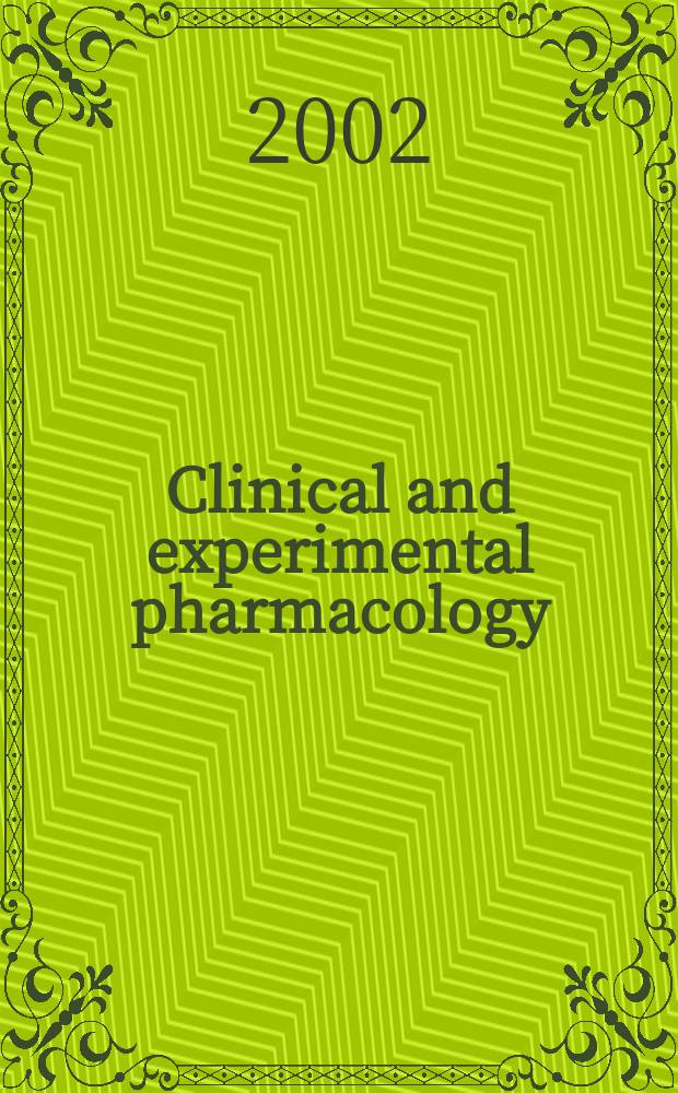 Clinical and experimental pharmacology : Current awareness from Excerpta med. Excerpta med. Sect. 30. Vol.119, №3