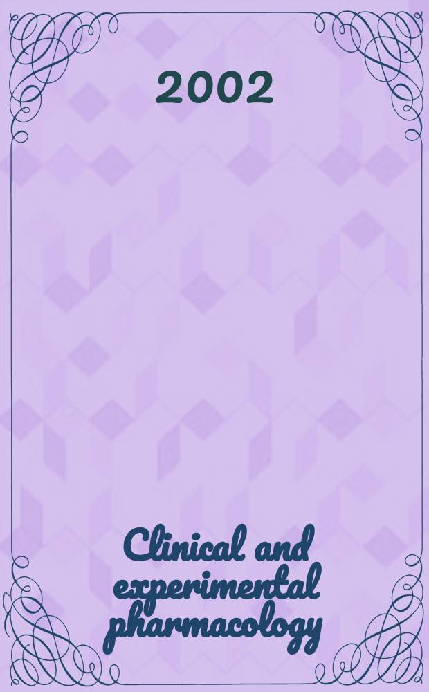 Clinical and experimental pharmacology : Current awareness from Excerpta med. Excerpta med. Sect. 30. Vol.119, №7