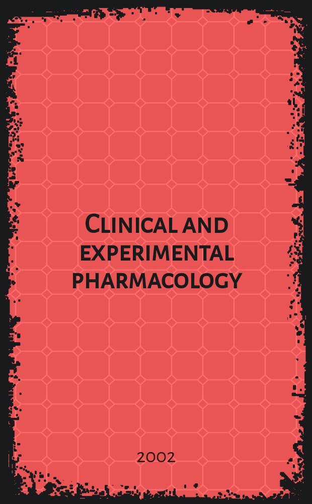 Clinical and experimental pharmacology : Current awareness from Excerpta med. Excerpta med. Sect. 30. Vol.120, №3