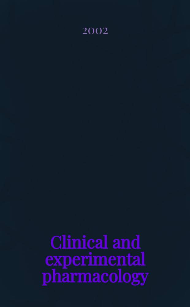Clinical and experimental pharmacology : Current awareness from Excerpta med. Excerpta med. Sect. 30. Vol.120, №5