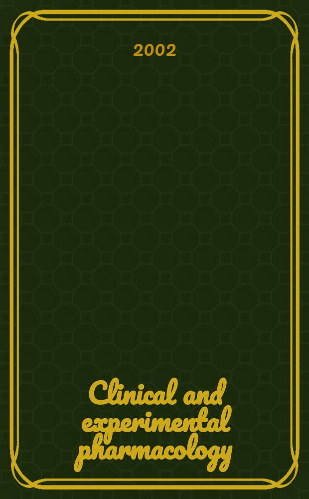 Clinical and experimental pharmacology : Current awareness from Excerpta med. Excerpta med. Sect. 30. Vol.120, №8