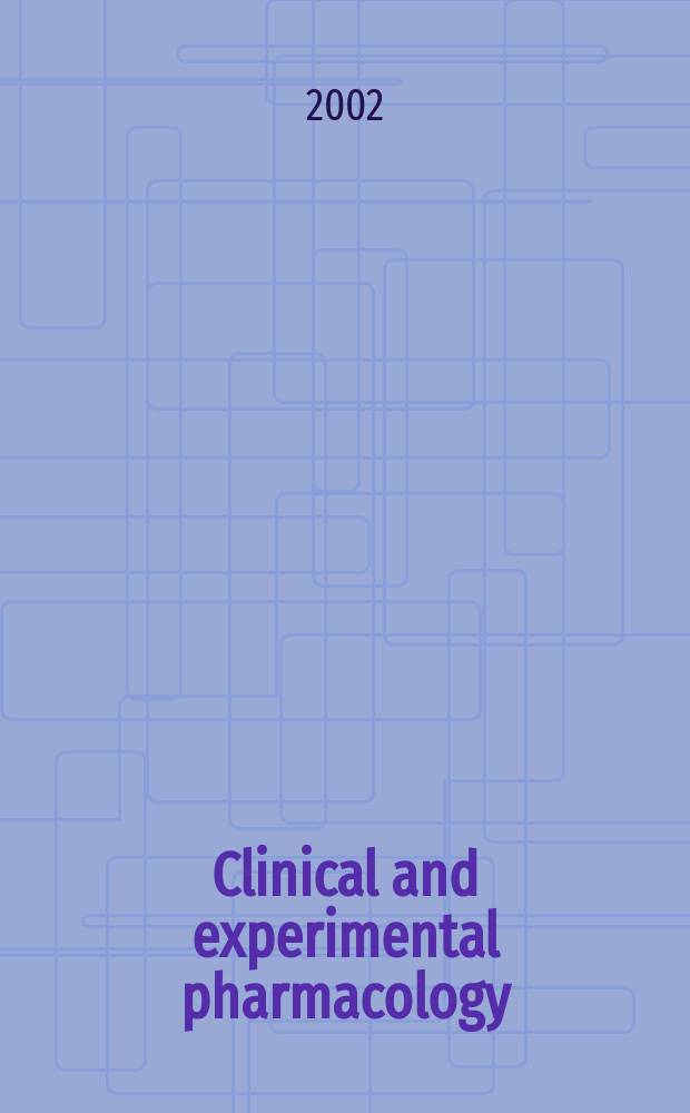Clinical and experimental pharmacology : Current awareness from Excerpta med. Excerpta med. Sect. 30. Vol.121, №2