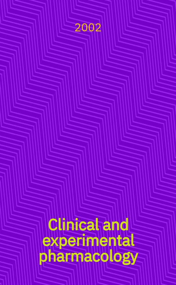Clinical and experimental pharmacology : Current awareness from Excerpta med. Excerpta med. Sect. 30. Vol.121, №8