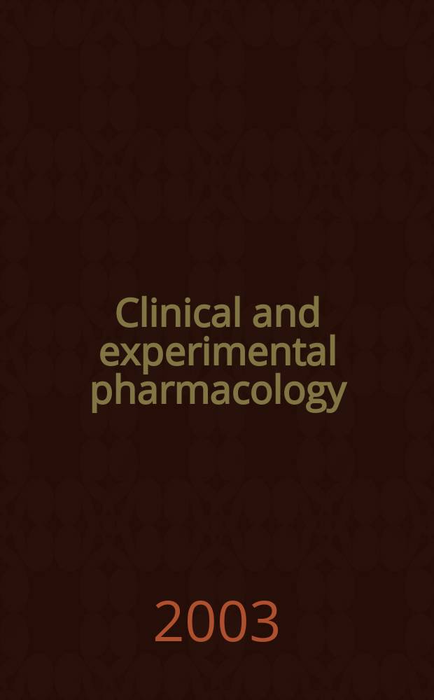 Clinical and experimental pharmacology : Current awareness from Excerpta med. Excerpta med. Sect. 30. Vol.122, №7
