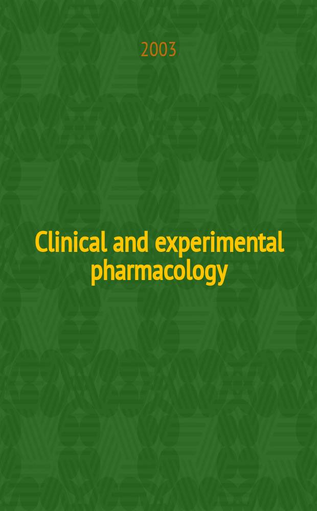 Clinical and experimental pharmacology : Current awareness from Excerpta med. Excerpta med. Sect. 30. Vol.125, №4