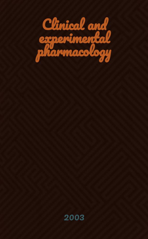 Clinical and experimental pharmacology : Current awareness from Excerpta med. Excerpta med. Sect. 30. Vol.125, №6