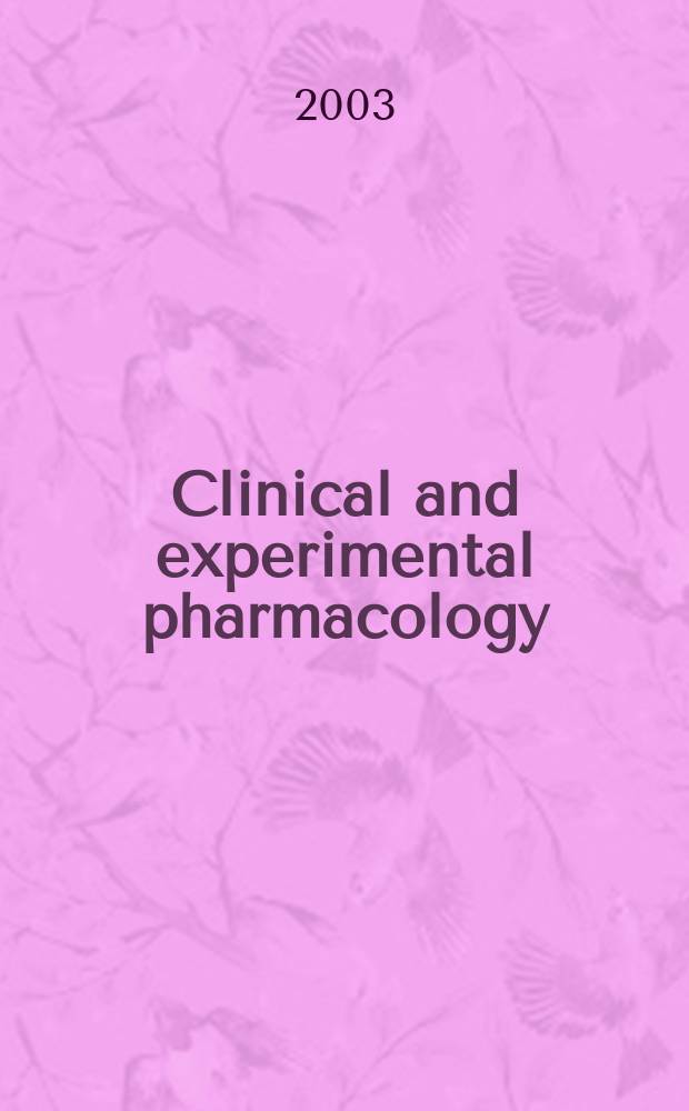 Clinical and experimental pharmacology : Current awareness from Excerpta med. Excerpta med. Sect. 30. Vol.125, №7