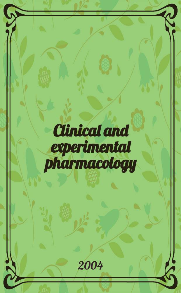 Clinical and experimental pharmacology : Current awareness from Excerpta med. Excerpta med. Sect. 30. Vol.126, №2