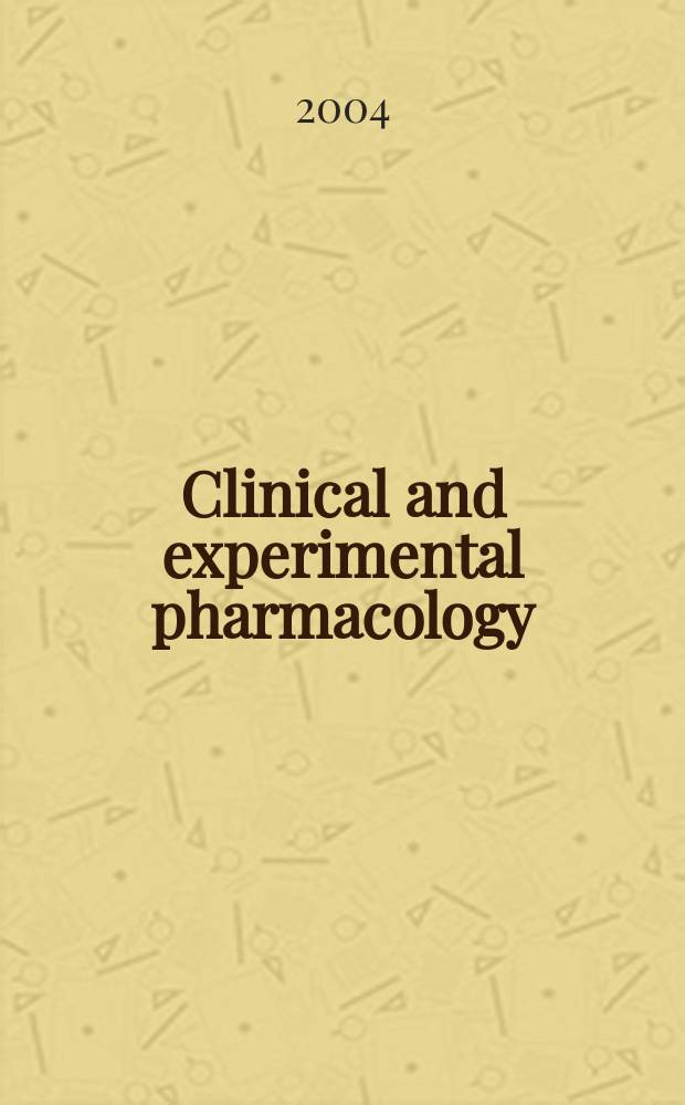 Clinical and experimental pharmacology : Current awareness from Excerpta med. Excerpta med. Sect. 30. Vol.129, №4