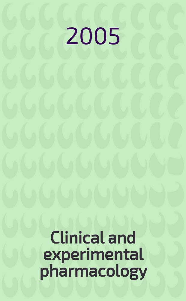 Clinical and experimental pharmacology : Current awareness from Excerpta med. Excerpta med. Sect. 30. Vol.130, №2