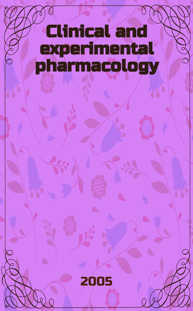 Clinical and experimental pharmacology : Current awareness from Excerpta med. Excerpta med. Sect. 30. Vol.131, №3