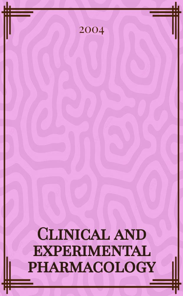 Clinical and experimental pharmacology : Current awareness from Excerpta med. Excerpta med. Sect. 30. Vol.128, №5