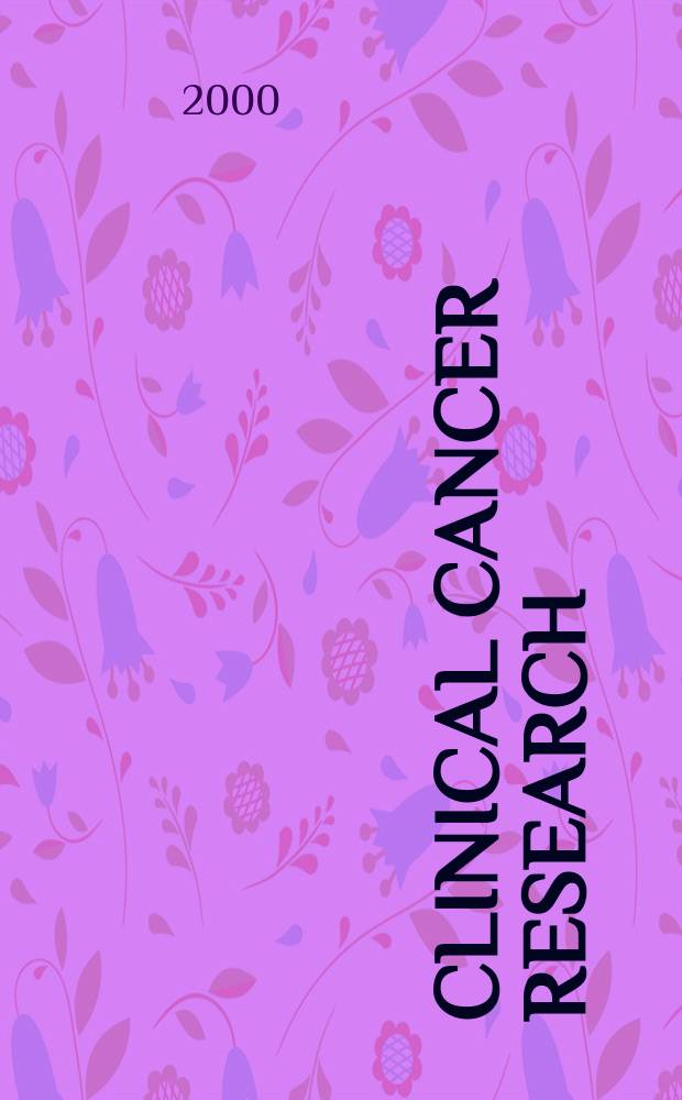 Clinical cancer research : An off. j. of the Amer. assoc. for cancer research. Vol.6, №1