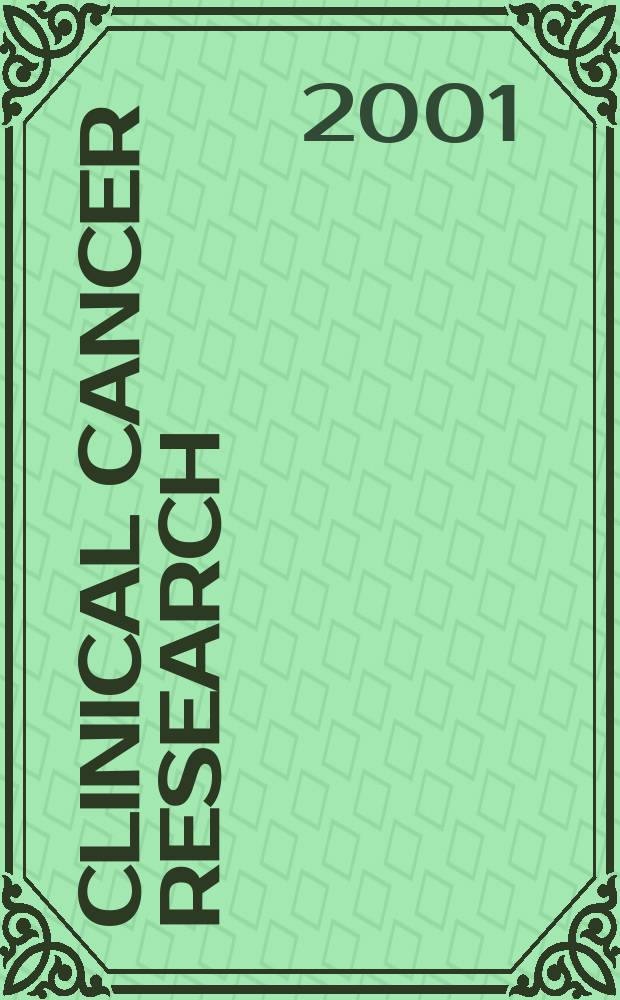 Clinical cancer research : An off. j. of the Amer. assoc. for cancer research. Vol.7, №2