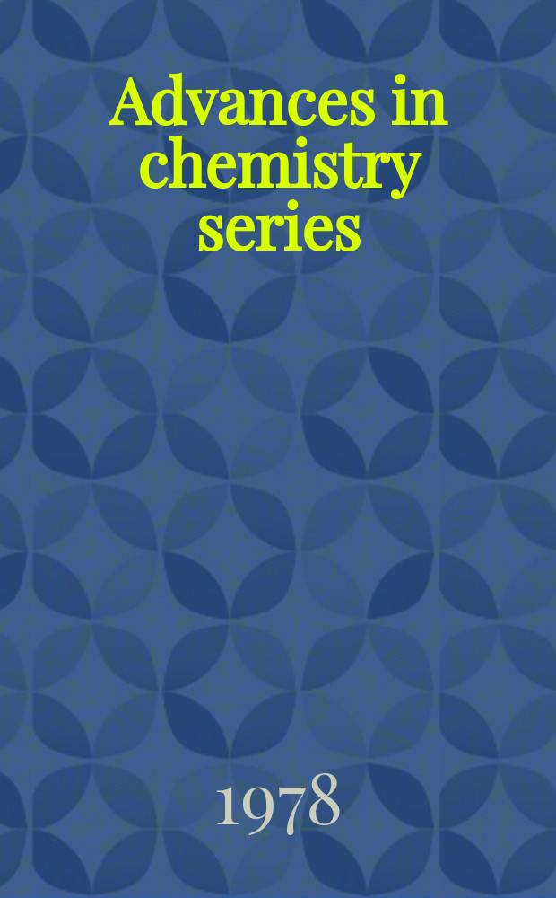 Advances in chemistry series