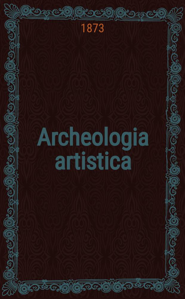 Archeologia artistica