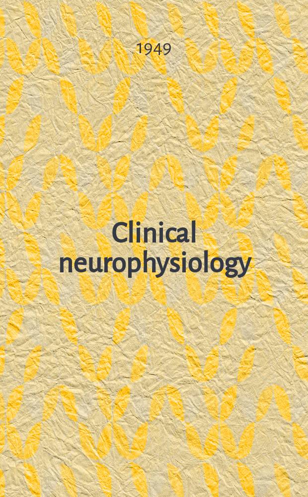 Clinical neurophysiology : Off. j. of the Intern. federation of clinical neurophysiology