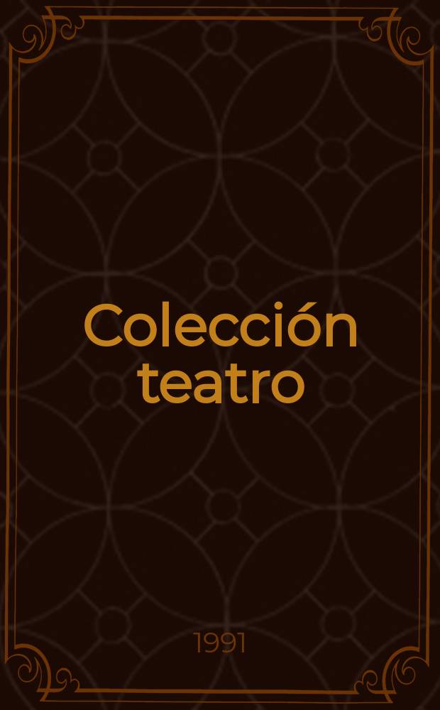 Colección teatro