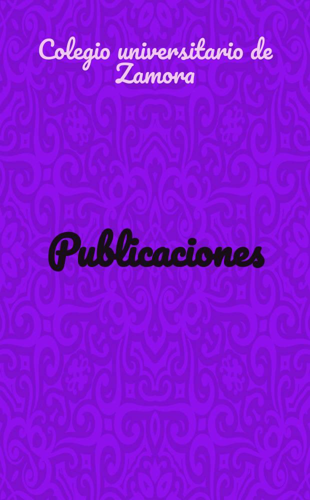 [Publicaciones]