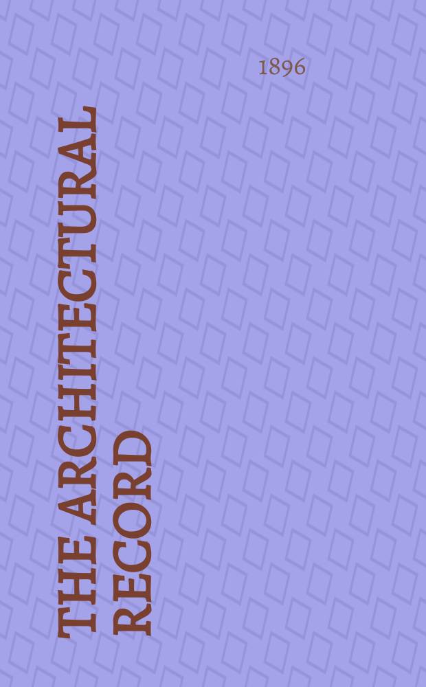 The Architectural record