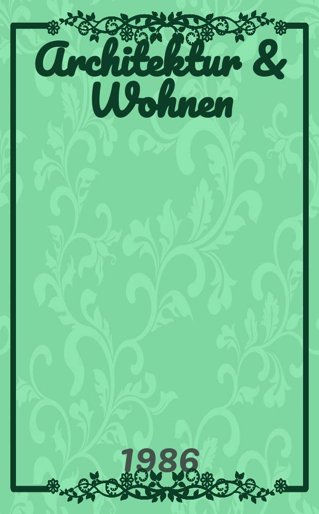 Architektur & Wohnen